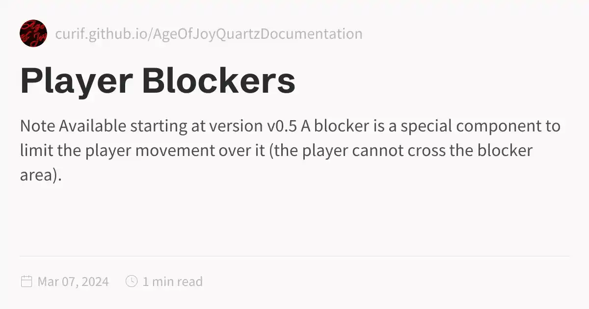 Fallout Blocker Player Blockers